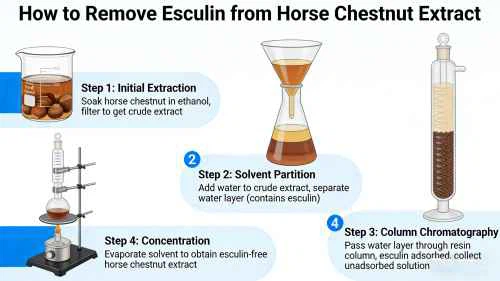 How To Remove Esculin From Horse Chestnut Extract How To Remove Esculin From Horse Chestnut Extract
