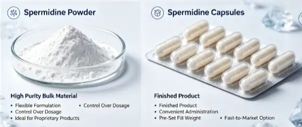 Spermidine Powder and Capsules Spermidine Powder and Capsules
