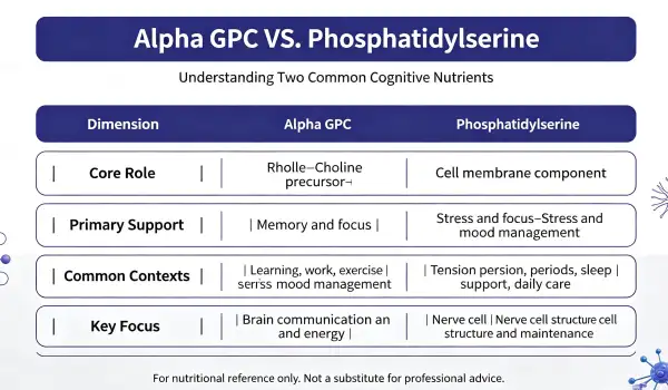 Alpha GPC VS. Phosphatidylserine