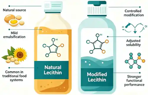 Natural Lecithin Vs Modified Lecithin: Key Differences And Applications in Fo...