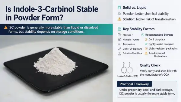 Is Indole-3-Carbinol Stable in Powder Form?